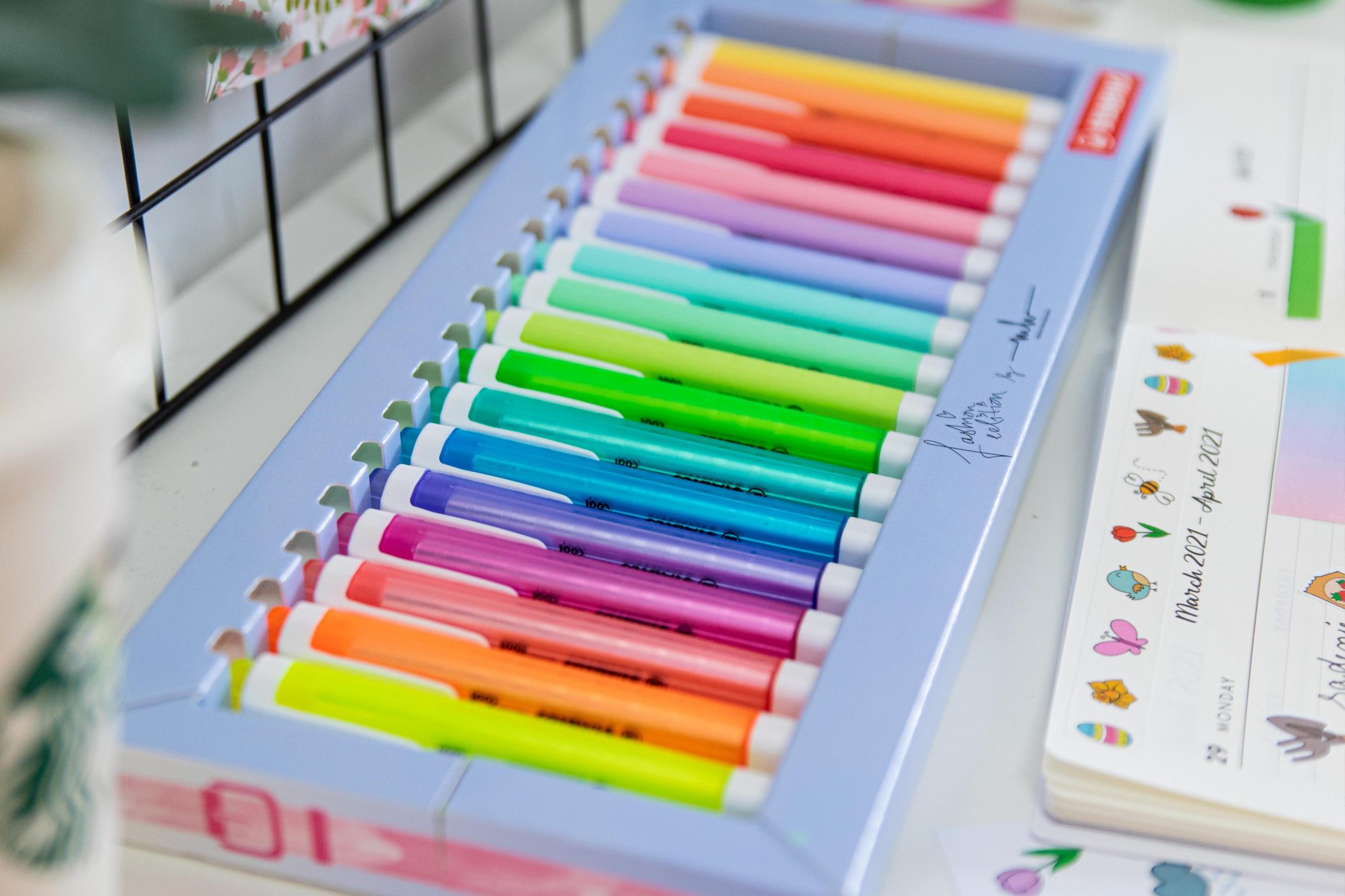 STABILO Swing Cool Tekstmarkeerstiften | 18 Stuks Bureauset | 8 Neon & 10 Pastelkleuren | Met Clip